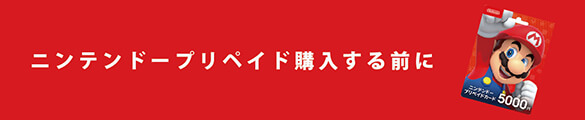 ニンテンドープリペイドカードの購入をする前に