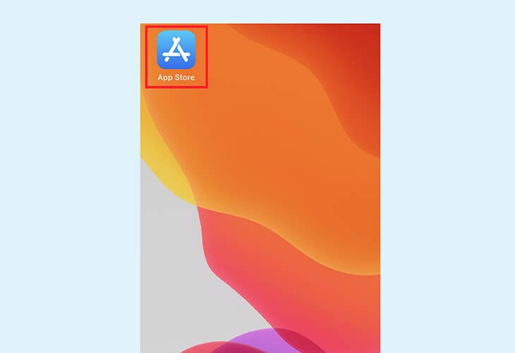 iPhone Appstore開く